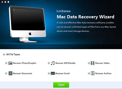 IUWEshare Mac Data Recovery Wizard